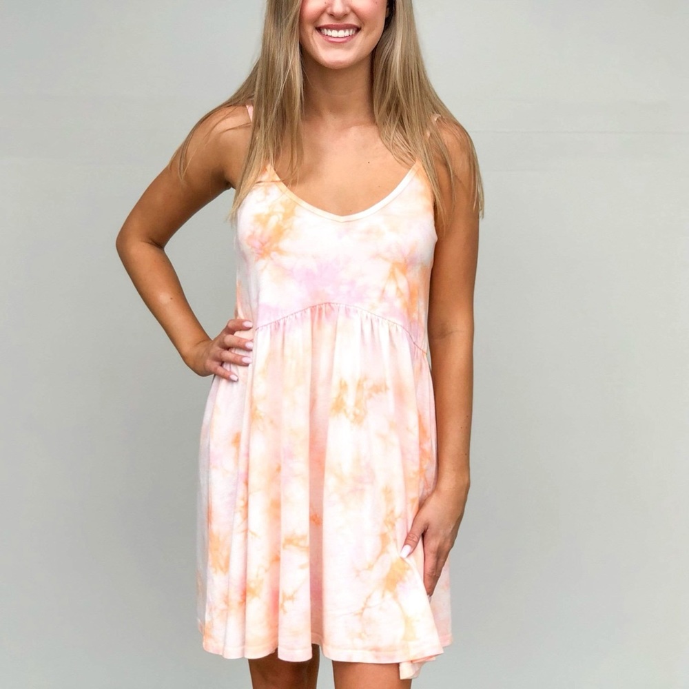BNWT Z Supply tie dye dress L